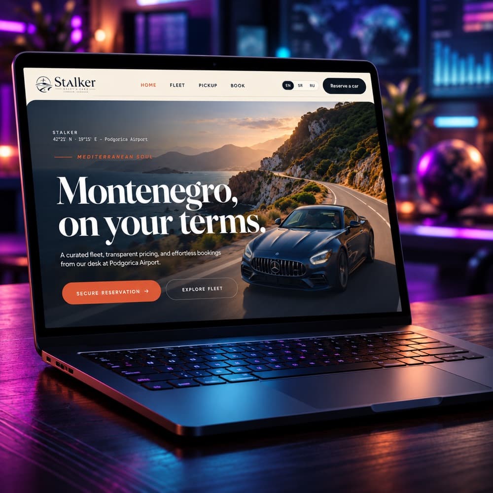 Stalker Rent a Car – car rental built by Despot Technologies